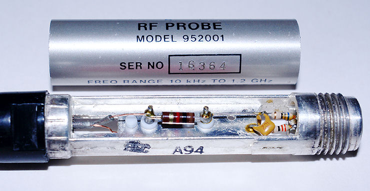 Newer probe with cover removed
