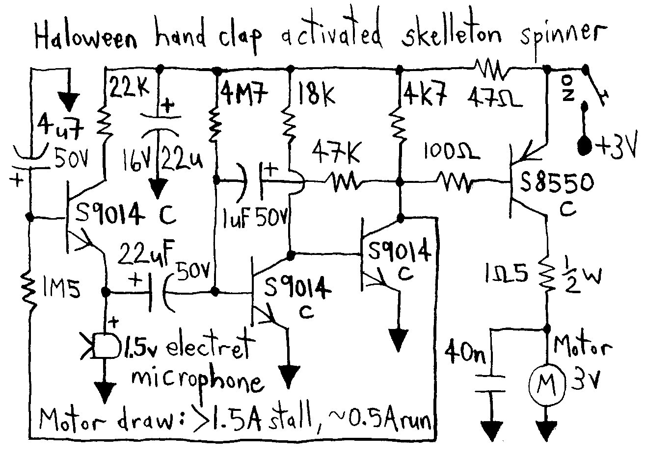 Circuit Diagram aka Schematic reverse engineered from circuit board